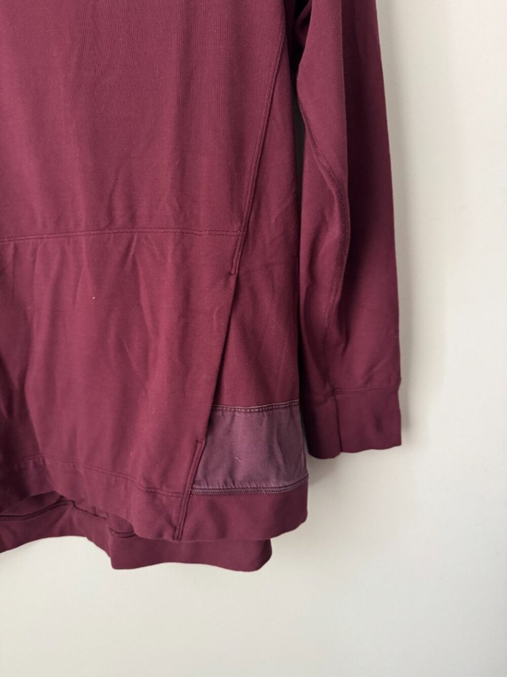 Lululemon Starting Place Hoodie Womens 8 Hooded Pullover Sweatshirt Cowl Neck Ma - Picture 6 of 9